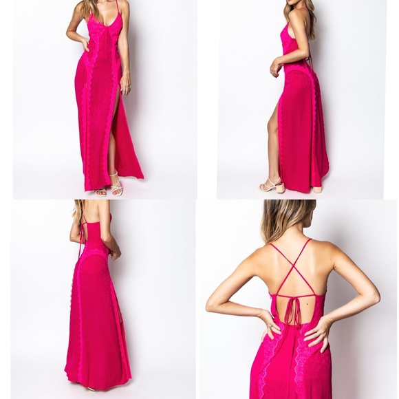 NWT For Love & Lemons Kristie Maxi Dress - Picture 3 of 4